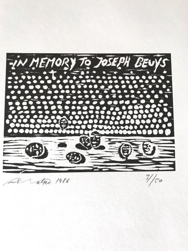 in memory to Joseph Beuys